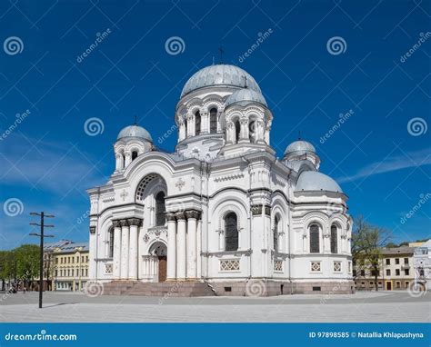 St Michael The Archangel Church In Kaunas Lithuania Stock Image