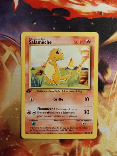 CARTE POKÉMON SALAMÈCHE 46 102 Set De Base Wizards Edition 1 EUR