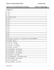Prelude To Programming 4th Edition Answers