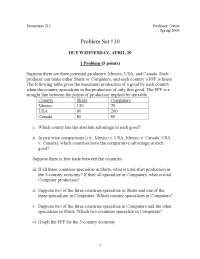 Problem Set Principles Of Macroeconomics Eco Docsity