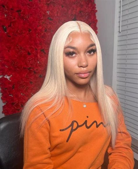 Blonde Layered Hair Wig Straight Blonde Lace Front Wig West Kiss Hair