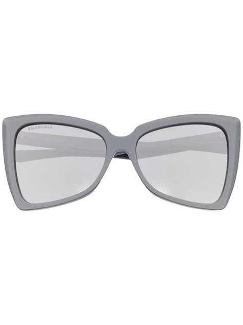 Balenciaga Balenciaga Eyewear Butterfly Frame Tinted Sunglasses