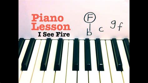 I See Fire ★ Piano Lesson ★ Ed Sheeran The Hobbit ★ Todd Downing