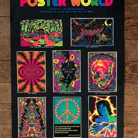 Blacklight Poster Etsy