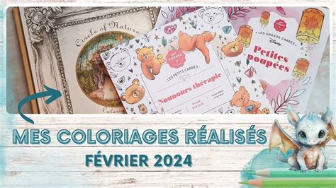 Mes Coloriages Termin S Et Mon Fil Rouge F Vrier Youtube