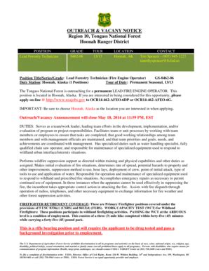 Fillable Online Jobs Forestry Oregonstate Outreach Vacany Notice