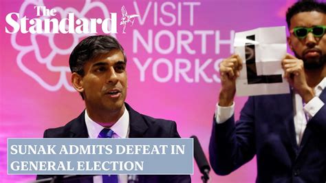 Uk General Election Rishi Sunak Admits Defeat And Takes Responsibility For The Loss Youtube