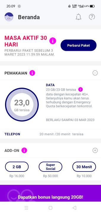 Kartu Live On Gb Gb Double Promo Bonus Gb Gb Hari