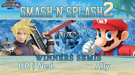 Smash N Splash Winners Semis Ur Ned Cloud Vs Ally Mario Youtube