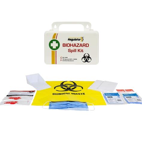 Regulator Biohazard Spill Kit First Aid Kit Platinum Health Supply