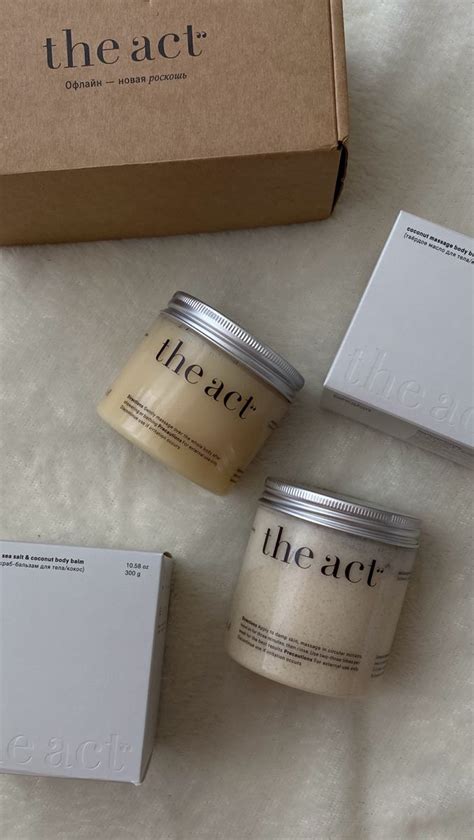 the act 🥥 | Скраб для тела, Скрабы, Скрабы для тела