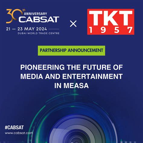 We Re Thrilled To Announce Our Partnership With Cabsat