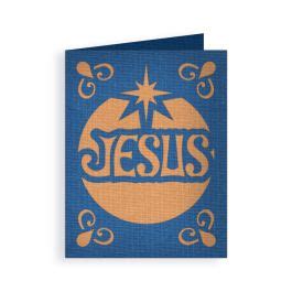 Jesus And Star Cardd 1232311regular Cut