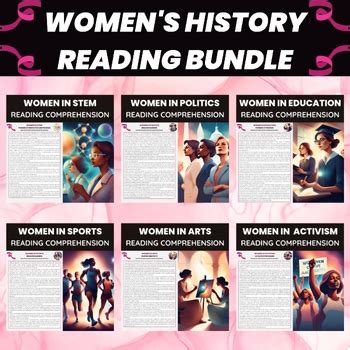 Womens History Month Reading Comprehension Bundle By Mind Spark Education