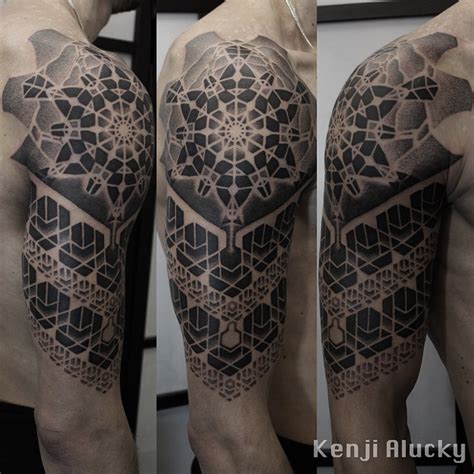 Tattoo Artist Kenji Alucky Sacred Geometry Tattoo Geometry Tattoo