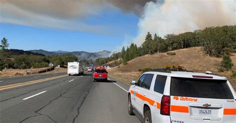 Wildfire burning south of Willits prompts evacuation warning - CBS San Francisco