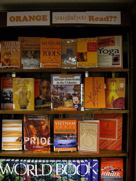 Orange You Glad You Read By Covs97 Via Flickr Library Displays