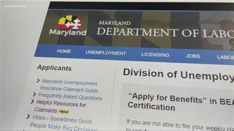 Maryland Unemployment Benefits Extended Until September