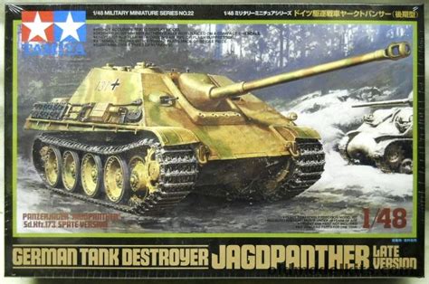 Tamiya Jagdpanther German Tank Destroyer Late Version With Metal