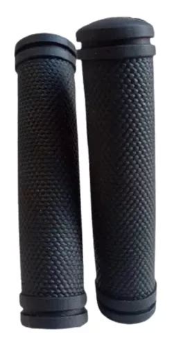 Manopla Bike Punho Luva Preta Borracha 120mm Neopak Cor Preto