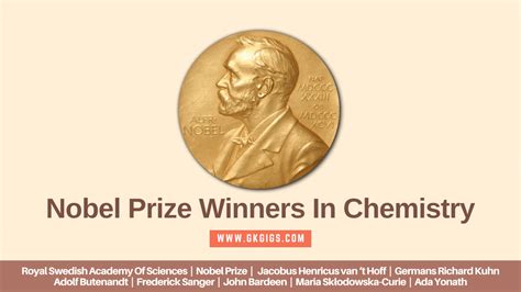 List Of All Nobel Prize Winners In Chemistry (2024 Updated)