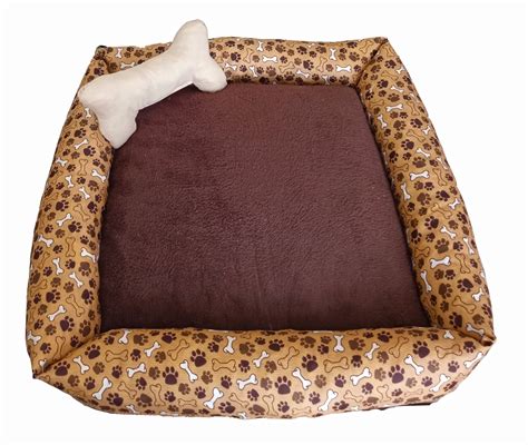 Cama Pet Simples Soft Grande Marrom Madeiramadeira