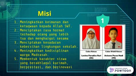 Visi Misi Paslon Ketua Osis Mts N Kebumen Youtube