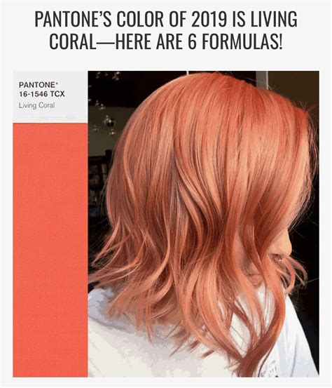 Coral Hair Color Peach Hair Colors Hair Inspo Color Cabelo Coral