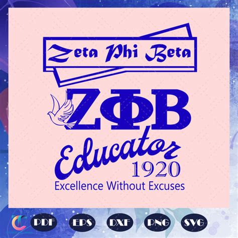 Zeta Phi Beta Educator 1920 Zeta Svg 1920 Zeta Phi Beta Z Inspire Uplift