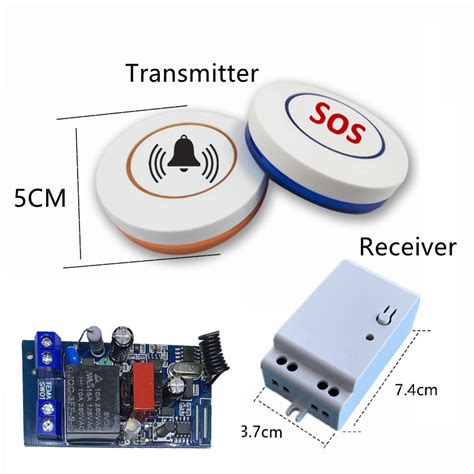 Long Range Dc V Button Rf Wireless Remote Control Switch Module