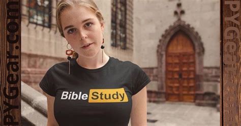 Bible Study Pornhub Parody T Shirt Pygear