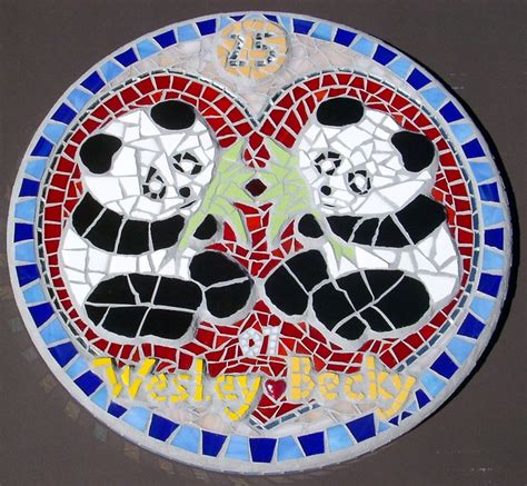 Panda Mosaic Tabletop Flickr Photo Sharing