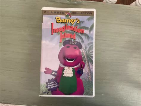 BARNEYS IMAGINATION ISLAND Classic Collection 1994 CA VHS Rare White