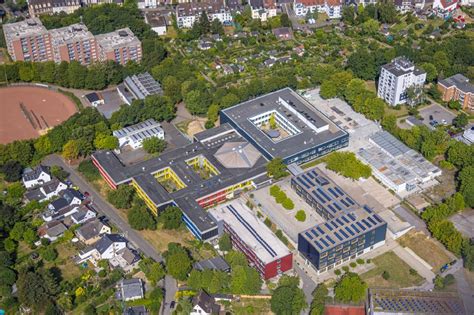 M Lheim An Der Ruhr Von Oben Schulgeb Ude Der St Dtische Realschule