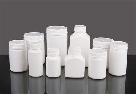 Round White Wide Mouth Plastic Hdpe Jars With Roll On Lid For Packaging