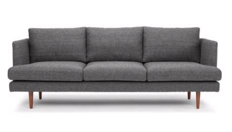 Reanna Polyester Blend Recessed Arm Sofa Allmodern Havenly