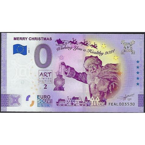 Euro Biljet Nederland Merry Christmas Art