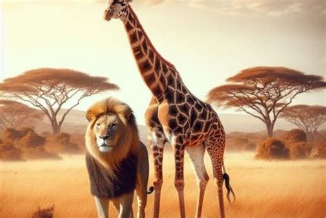 African Lion vs. Giraffe - Hypothetical Animal Battles