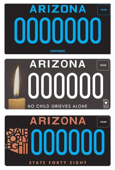 Arizona Drivers Get 3 More Specialty License Plate Options