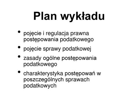 Post Powanie Podatkowe Ppt Pobierz