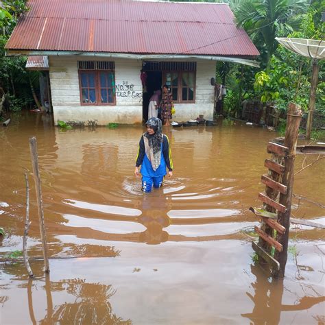 Banjir Di Aceh Barat Mulai Surut