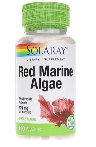 Solaray Red Marine Algae 375 Mg 100 Capsules Ralphs