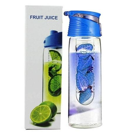 800 Milliliter Fruit Infusing Water Bottle with Fruit Infuser BottleWater InfuserFruit and Flip ...