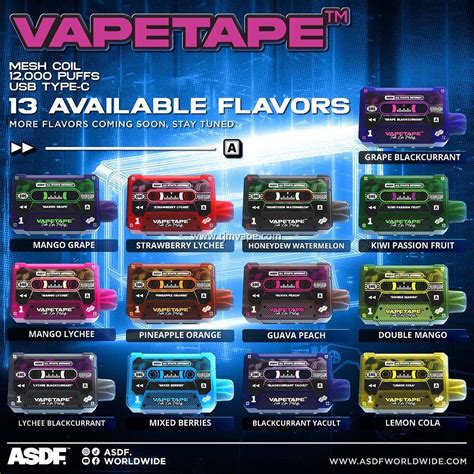 VAPETAPE 12000 PUFFS DISPOSABLE POD