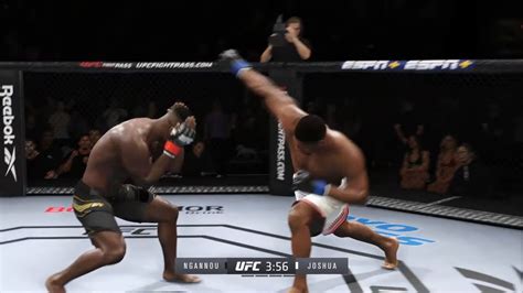 Francis Ngannou Vs Anthony Joshua Legendary Ufc Fighters Ea Sports