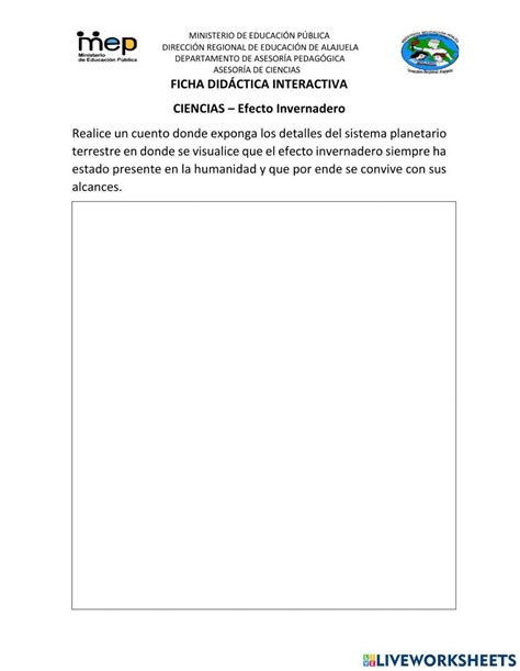 Física Efecto Invernadero Worksheet Live Worksheets