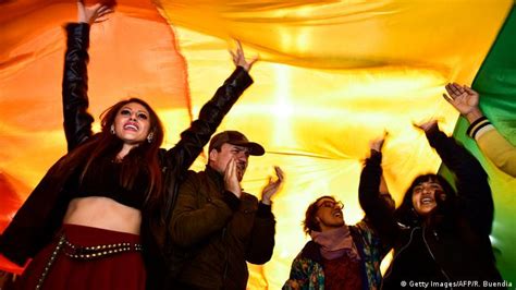 Ecuador Approves Same Sex Marriage News Dw