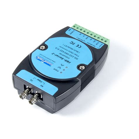 Rs232 Rs485 Rs422 To Mm St Fiber Optic Converter Industrial Commfront