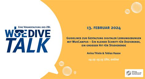 Wuedive Talk Guidelines Zur Gestaltung Digitaler Lernumgebungen Mit