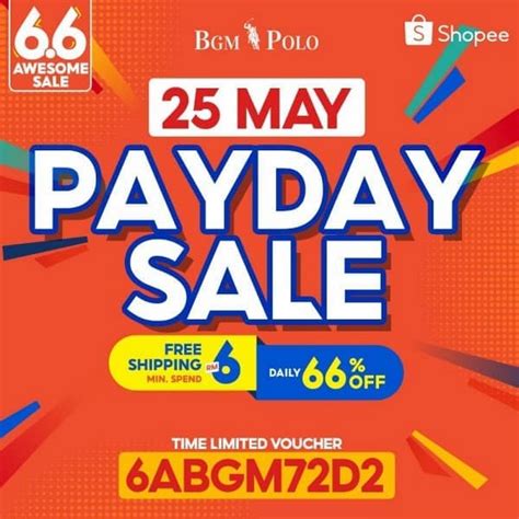 25 May 2021 BGM POLO Payday Sale On Shopee EverydayOnSales